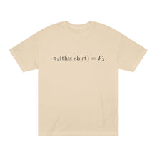 Load image into Gallery viewer, π₁(this shirt) = F₃ (unisex)
