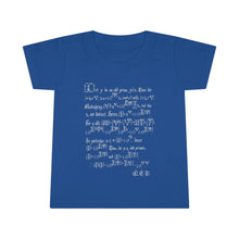 Load image into Gallery viewer, Quadratic reciprocity t-shirt (toddler)