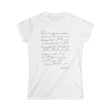 Load image into Gallery viewer, Quadratic reciprocity t-shirt (women's)