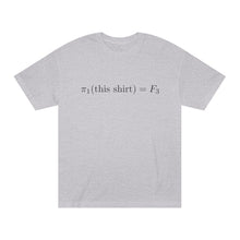 Load image into Gallery viewer, π₁(this shirt) = F₃ (unisex)