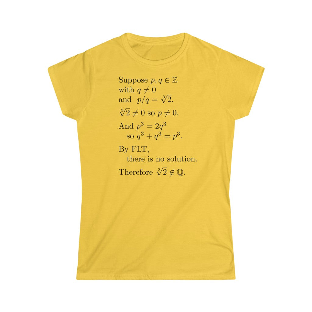 FLT ⇒ √2∉ℚ (women's) The Ross Math Program