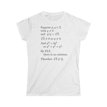 Load image into Gallery viewer, FLT ⇒ √2∉ℚ (women's)