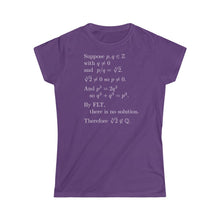 Load image into Gallery viewer, FLT ⇒ √2∉ℚ (women's)