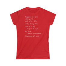 Load image into Gallery viewer, FLT ⇒ √2∉ℚ (women's)
