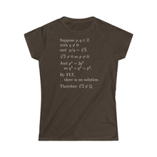 Load image into Gallery viewer, FLT ⇒ √2∉ℚ (women's)