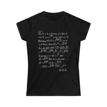 Load image into Gallery viewer, Quadratic reciprocity t-shirt (women's)