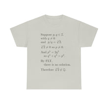 Load image into Gallery viewer, FLT ⇒ √2∉ℚ (unisex)