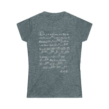 Load image into Gallery viewer, Quadratic reciprocity t-shirt (women's)