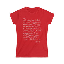 Load image into Gallery viewer, Quadratic reciprocity t-shirt (women's)
