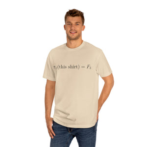 π₁(this shirt) = F₃ (unisex)