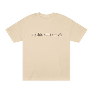 π₁(this shirt) = F₃ (unisex)