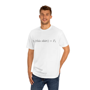 π₁(this shirt) = F₃ (unisex)