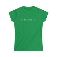 Load image into Gallery viewer, π₁(this shirt) = F₃ (women&#39;s)
