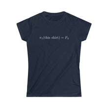 Load image into Gallery viewer, π₁(this shirt) = F₃ (women&#39;s)
