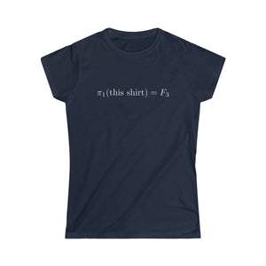 π₁(this shirt) = F₃ (women's)