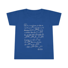 Load image into Gallery viewer, Quadratic reciprocity t-shirt (toddler)
