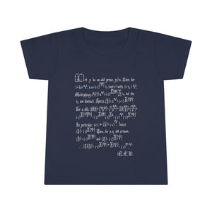 Quadratic reciprocity t-shirt (toddler)