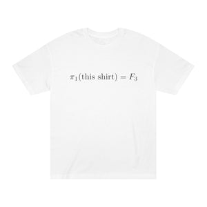 π₁(this shirt) = F₃ (unisex)